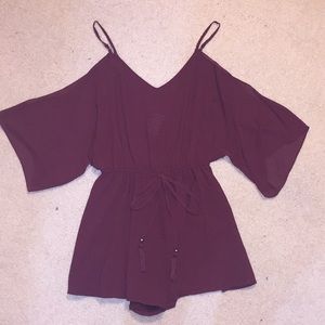 Akira Cold Shoulder Romper